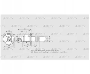 BIC 100HD-100/135-(115)F (84033125) Газовая горелка Kromschroder