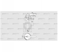 DKR 150Z03H650D (72701510) Дроссельная заслонка Kromschroder