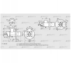 BIO 140RBL-50/35-(54)E (84008011) Газовая горелка Kromschroder