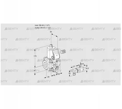 VAS240R/NW (88019747) Газовый клапан Kromschroder