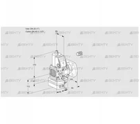 VAD2E25R/40F05FD-25VWR/PP/PP (88102178) Газовый клапан с регулятором давления Kromschroder