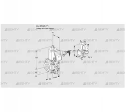 VAS125/-R/NW (88010796) Газовый клапан Kromschroder