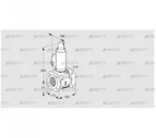 VAS6T65A05LQGLB/PP/MM (88203800) Газовый клапан Kromschroder
