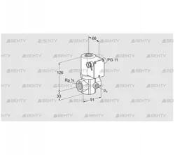 VG 20R03NT31DMVZ (85214070) Запорный газовый клапан Kromschroder