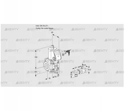 VAS350/-R/NW (88033207) Газовый клапан Kromschroder