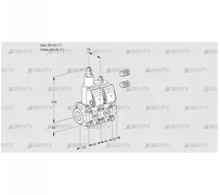 VCS1E25R/25R05LNWR3/PPPP/PPPP (88100222) Сдвоенный газовый клапан Kromschroder