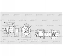 BIO 100KB-100/85-(41E)E (84199147) Газовая горелка Kromschroder