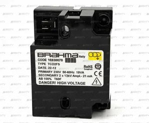 Трансформатор розжига Brahma TCD2FS 15930070