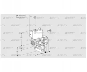 VCD1E15R/15R05FND-100VWL/PPPP/PPPP (88107207) Регулятор давления Kromschroder