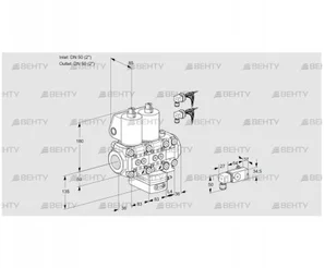 VCH3E50R/50R05NHEVWL6/PPPP/-3PP (88105862) Клапан с регулятором расхода Kromschroder