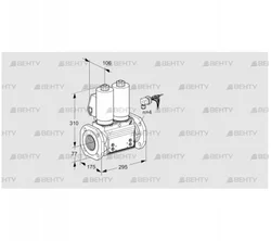 VCS665F05NNKGLB/PPPP/PPPP (88207831) Сдвоенный газовый клапан Kromschroder