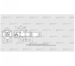 BIC 50RB-200/235-(39)D (84030131) Газовая горелка Kromschroder