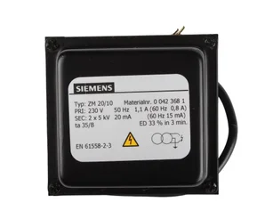 Трансформатор розжига Siemens ZM 20/10 00423681