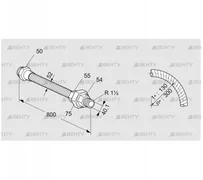 ES 40RA800 (03263064) Шланг из нержавеющей стали Kromschroder