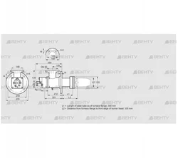 BIC 125HM-300/335-(16)E (84034042) Газовая горелка Kromschroder