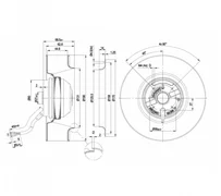 Центробежный вентилятор ebmpapst R2E190AO8422