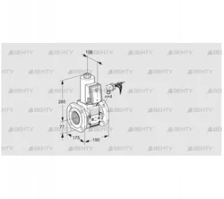 VAS665F05NWE/PP/EP (88204807) Газовый клапан Kromschroder