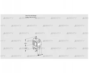 VMV1-/20N05M (88027110) Регулирующая задвижка Kromschroder