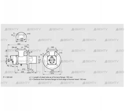 BIO 125KD-150/135-(23)E (84023121) Газовая горелка Kromschroder