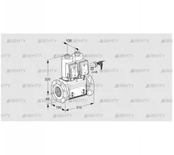 VCS780F05NNWSRB/PPPP/PPPP (88203083) Сдвоенный газовый клапан Kromschroder