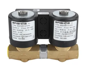 Двойной электромагнитный клапан Brahma GVC10*1/2*S*S 13991920