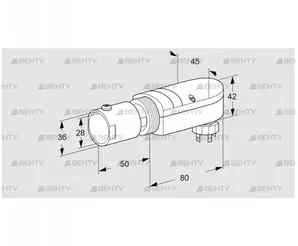 UVS 10D4P2 (84315213) УФ датчик пламени Kromschroder