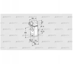 DG 110VC6D-6W (84448453) Датчик-реле давления газа Kromschroder