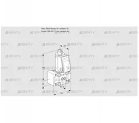 VAS1W0/W25R/NW (88011729) Газовый клапан Kromschroder