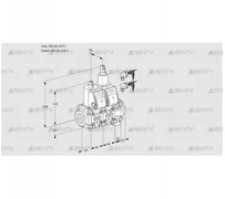 VCS1E20R/20R05NLVWR6/PPPP/PPPP (88104730) Сдвоенный газовый клапан Kromschroder