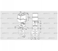 IDR15Z03D350AU/50-30W20E (88303095) Дроссельная заслонка Kromschroder