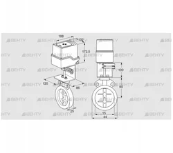 IDR15Z03D350AU/50-30W20E (88303095) Дроссельная заслонка Kromschroder