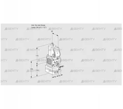 VAG2-/40R/NQAE (88030356) Газовый клапан с регулятором соотношения Kromschroder