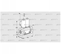 VCS8T100A05NNKGLB/PPPP/PPPP (88204894) Сдвоенный газовый клапан Kromschroder