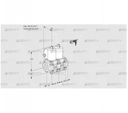 VCS1E20R/20R05NNWL/PPPP/PPPP (88104496) Сдвоенный газовый клапан Kromschroder