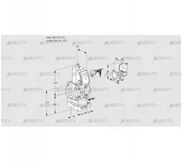 VAG115R/NWBE (88003634) Газовый клапан с регулятором соотношения Kromschroder