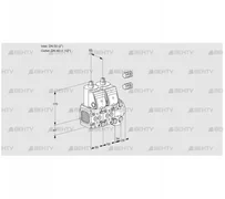 VCS2E50R/40R05FNNVWR3/PPPP/PPPP (88101764) Сдвоенный газовый клапан Kromschroder