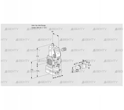 VAD2-/40R/NW-100A (88034717) Газовый клапан с регулятором давления Kromschroder