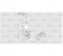 VAS1T15/-N/NQGL (88006704) Газовый клапан Kromschroder