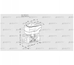 IFC350/50F05-32PPMM/20-30Q3E (88303516) Регулирующий клапан с сервоприводом Kromschroder