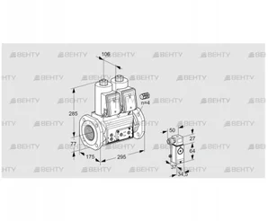 VCS665F05NNWR3E/P4PP/PPPP (88206602) Сдвоенный газовый клапан Kromschroder
