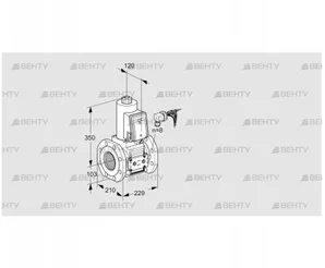 VAS8100F05NWE/PP/PP (88203451) Газовый клапан Kromschroder