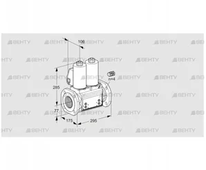 VCS665F05NNWL3B/PPPP/PPPP (88206756) Сдвоенный газовый клапан Kromschroder