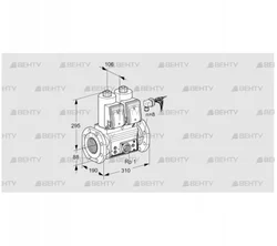 VCS780F05NNWRE/PPEP/PPPP (88203067) Сдвоенный газовый клапан Kromschroder