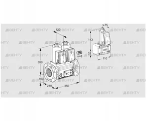 VCS8100F05NNWR3E/PPPP/PPB- (88207358) Сдвоенный газовый клапан Kromschroder