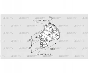 TJ28.0015-A1AHATNA6C9FSB0 (85401307) Газовая горелка Kromschroder