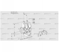 VCG1E15R/15R05NGEWR3/2-PP/PPPP (88100162) Клапан с регулятором соотношения Kromschroder