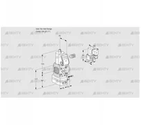 VAG1-/25R/NQAE (88002356) Газовый клапан с регулятором соотношения Kromschroder