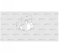 GEH 50R50 (03352511) Регулирующий кран для газа Kromschroder