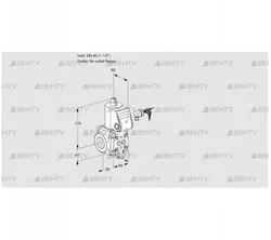 VAS240/-R/NW (88012602) Газовый клапан Kromschroder