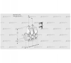 VCS1E15R/15R05NNWR5/PPPP/PPPP (88104179) Сдвоенный газовый клапан Kromschroder